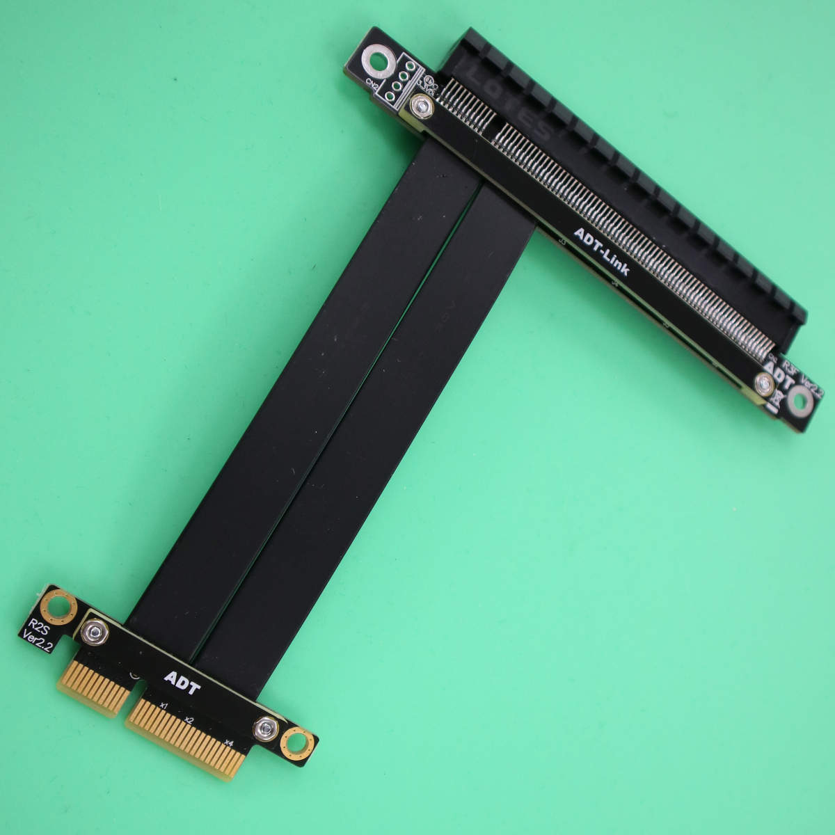 새로운 듀얼 더블 90 도 직각 PCI-E 4.0 X4 - Pcie 4.0 X16 Riser Cable 90 Degree 리뷰 및 가격