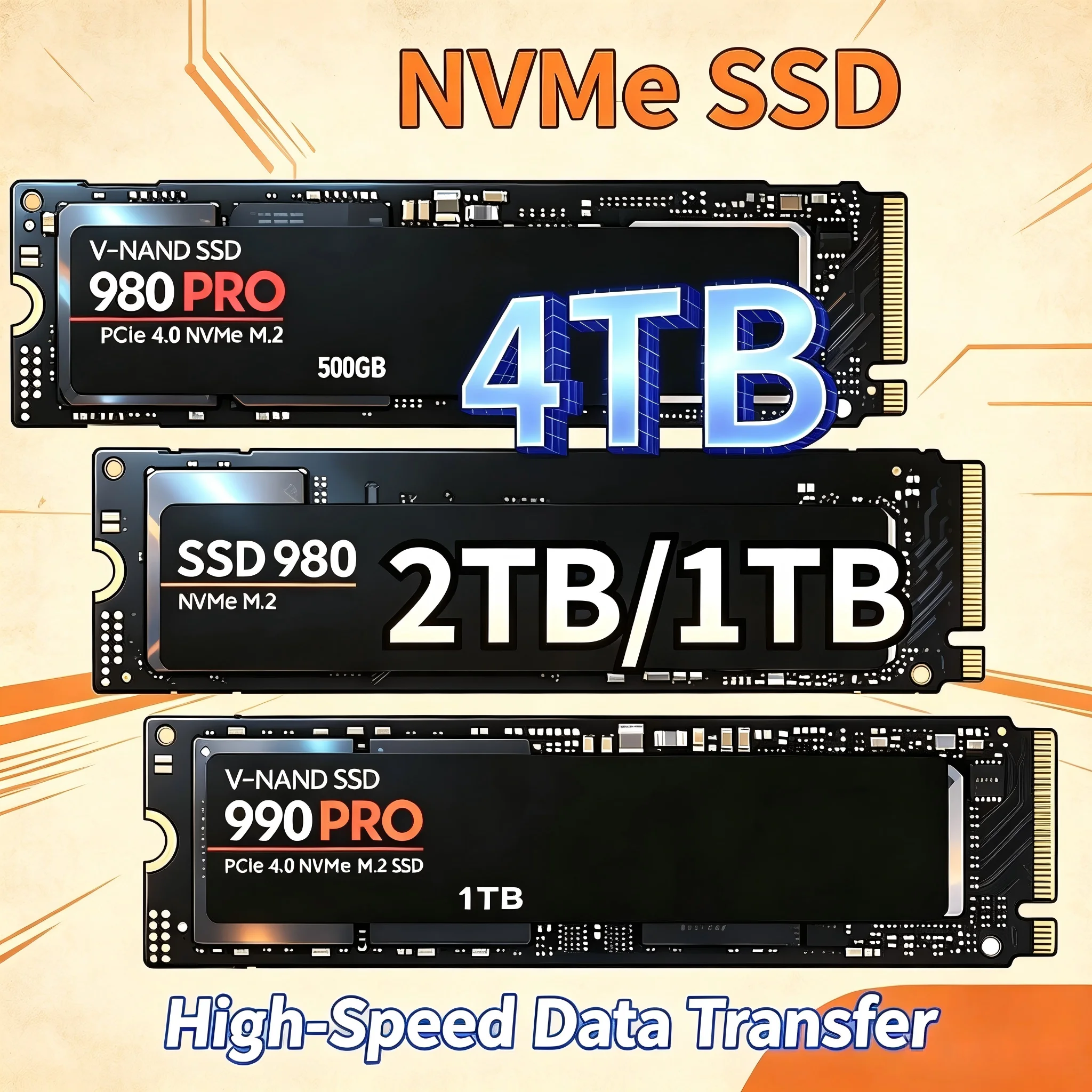 오리지널 980Pro 990Pro M.2 NVMe SS - M.2 Nvme 4Tb Pcie 4.0 Ssd 리뷰 및 가격