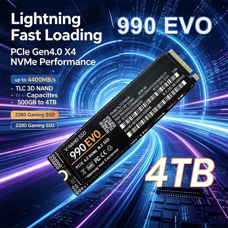 게이밍용 M.2 NVMe SSD 990 EVO PCIe - M.2 Nvme 4Tb Pcie 4.0 Ssd 리뷰 및 가격