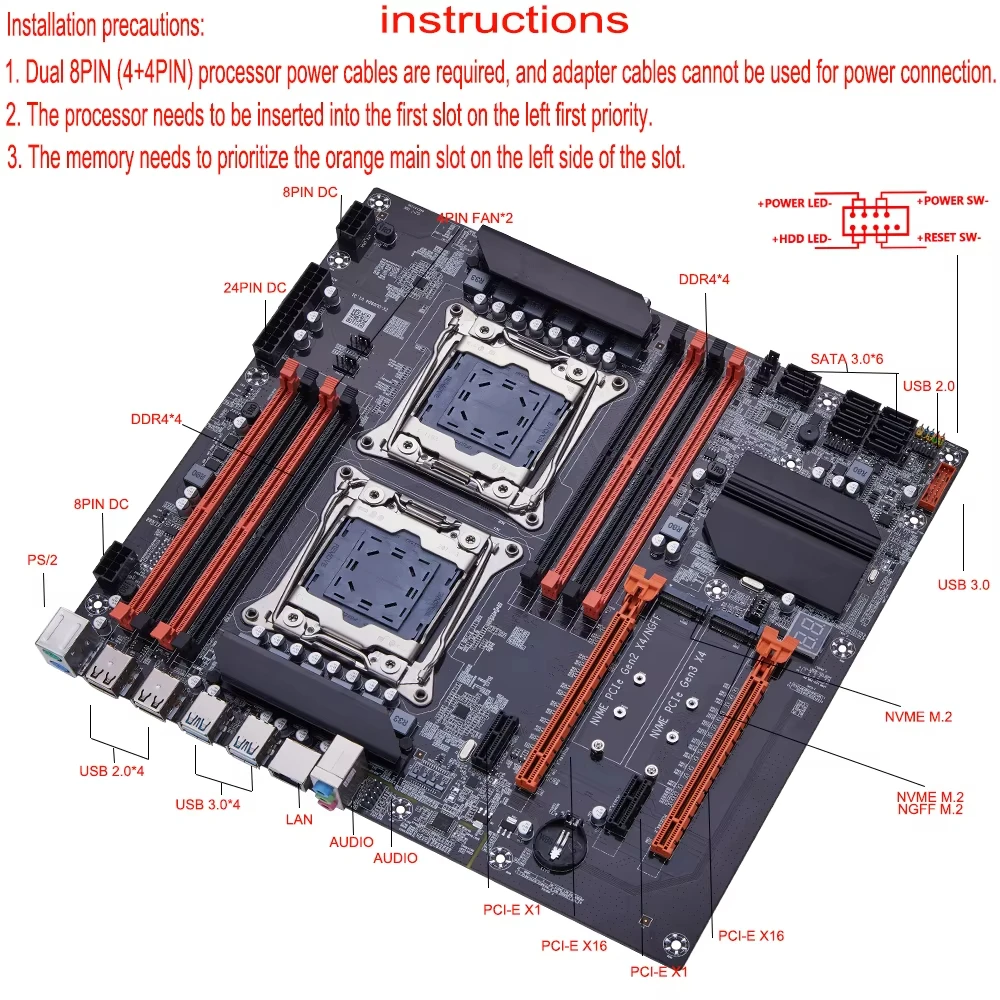 X99 듀얼 CPU SOYO 게이밍 마더보드 키트 인텔 - X99 Dual Cpu Motherboard Combo 리뷰 및 가격